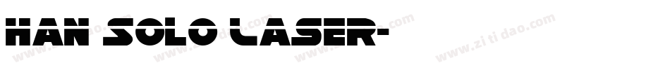 Han Solo Laser字体转换
